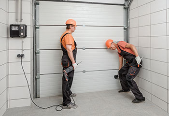 Garage Door Track Replacement - Hoffman Estates